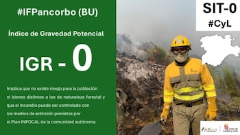 12/08/2026 Controlado un incendio forestal en Pancorbo (Burgos) tras subir a gravedad 2.
Un incendio forestal declarado este miércoles en el término municipal de Pancorbo (Burgos) ha alcanzado el Índice de Gravedad Potencial 2 (IGR-2), aunque ha quedado controlado poco más de una hora y media después de su inicio, según los datos de la Junta de Castilla y León.
ESPAÑA EUROPA CASTILLA Y LEÓN SOCIEDAD
JCYL