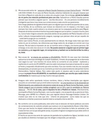 Aseguró que José Félix Lafaurie