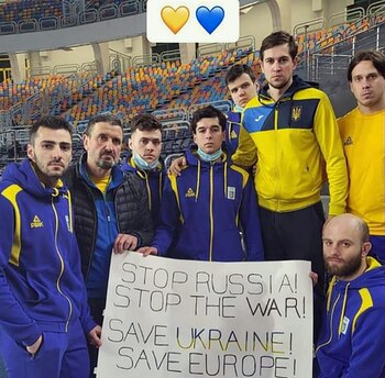 El seleccionado ucraniano de esgrima