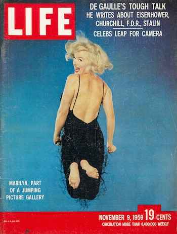 La portada de LIFE con Marilyn Monroe, publicada el 9 de noviembre de 1959 (Philippe Halsman/LIFE Magazine).