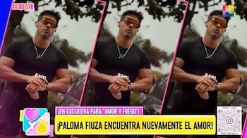 Paloma Fiuza revela que está enamorada y causa sorpresa al aparecer con argentino: “Estoy feliz”. Captura: Amor y Fuego.