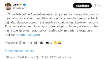 La congresista electa del Pacto Histórico reaccionó a la suspensión del empalme presidencial - crédito X
