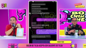 Andrés Muñoz admitió que mantiene una relación con Tilsa Lozano tras la difusión de imágenes en Magaly TV La Firme. Captura: Q'Bochinche.