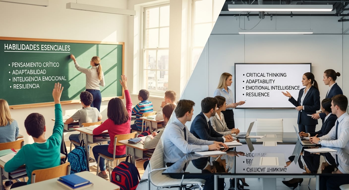 El enfoque pedagógico integra cambio climático, pensamiento crítico y uso de inteligencia artificial como parte de una formación transversal.