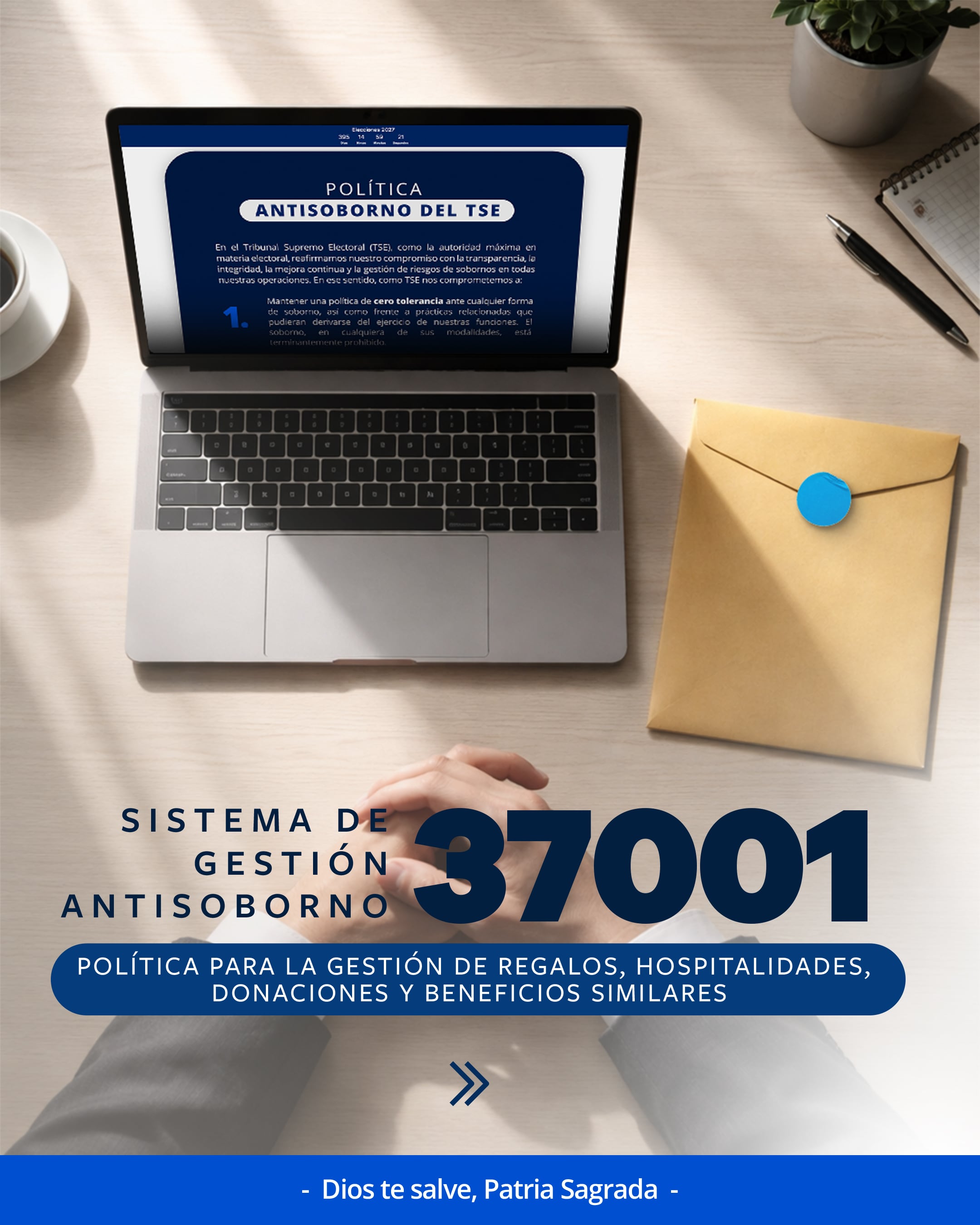 La política se impulsa en el marco del sistema de gestión antisoborno. /TSE