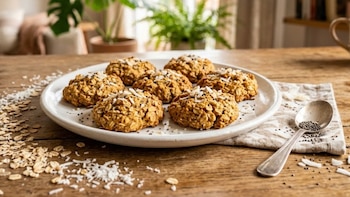 Galletitas de avena, coco y chía: snack rico en fibra, omega 3 y energía saludable