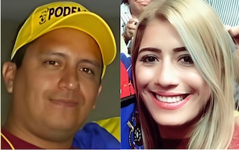 El diputado regional de Podemos Jean Carlo Silva Sabino y la diputada delm PSUV y ORA Jeycar Saraith Pérez Gómez