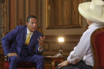 Pedro Castillo en entrevista