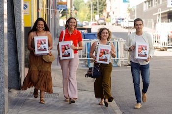 Reyes Maroto en la entrega de sus avales para ser candidata del PSOE a la Alcaldía de Madrid. (EFE/Javier Lizón)