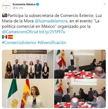 La balanza comercial del sector