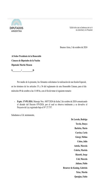 Pedido de sesión UCR