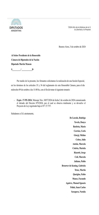 Pedido de sesión UCR