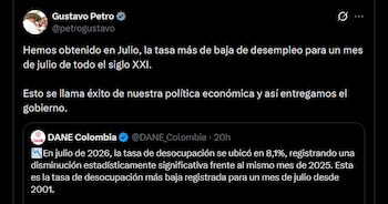Gustavo Petro - crédito @petrogustavo/X