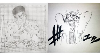 Los dibujos, otra de las