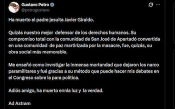 Gustavo Petro - crédito @petrogustavo/X