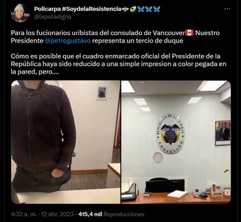 Reclamo por diferencias de tamaños