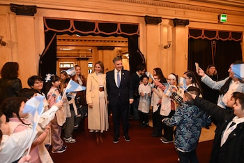 Jorge Macri participó de la jura a la bandera, en el Teatro Colón
