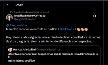 Angelica Lozano destacó la decisión