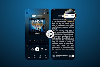 Audible cuenta con lectura inmersiva.