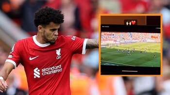 Luis Díaz, hincha del Junior,