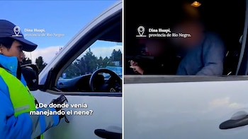 Imprudencia al volante: un padre