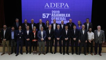 Los principales directivos de ADEPA
