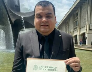 Johan Rodríguez perdió la vista