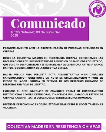 Organizaciones subrayan que las acusaciones