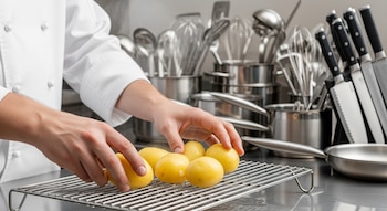 Escurrir las papas cocidas y