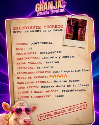 Un documento con el sello “expediente secreto” confirma el ingreso autorizado de un nuevo habitante, sin revelar nombre, edad ni procedencia.