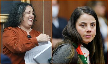 Las senadoras se han enfrentado