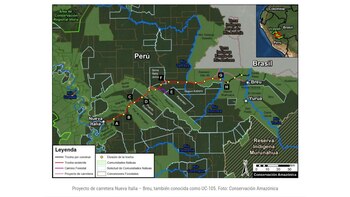 Carretera atraviesa las ciudades de