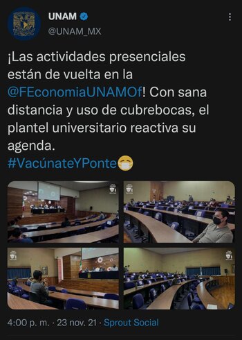 La Facultad de Economía anunció