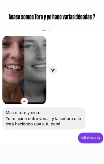 Una seguidora de Juana Repetto