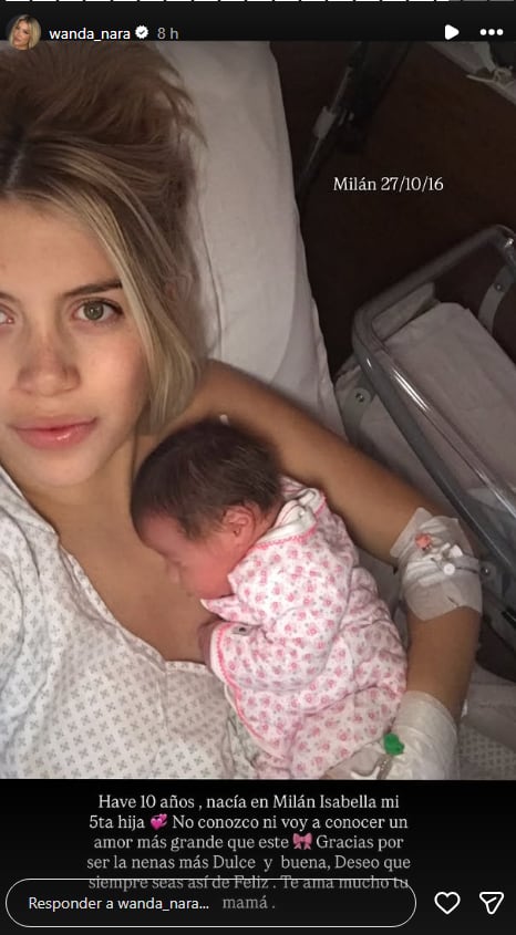 Desde sus redes, la conductora compartió imágenes inéditas de su vida junto a sus cinco hijos, desde el nacimiento de la menor de todos