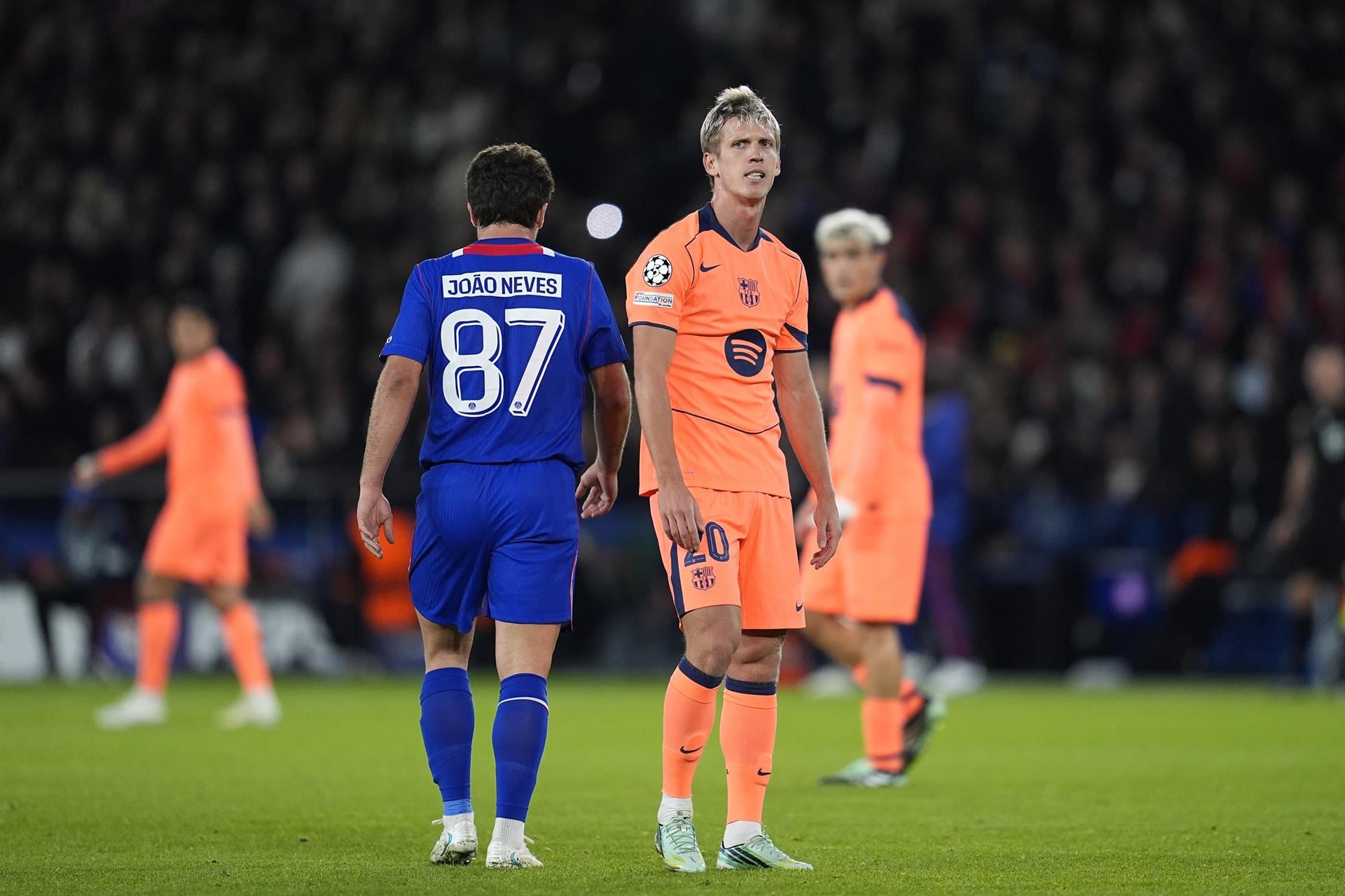 Dani Olmo sufre una lesión en el aductor y se pierde el Clásico contra el Real Madrid