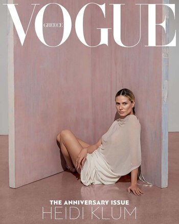 Heidi Klum posó para vogue en una audaz producción de fotos antes de cumplir 50