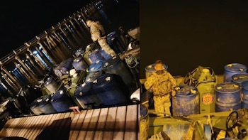 Militares ecuatorianos decomisaron más de