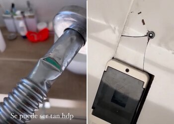 Cinthia Fernández mostró los daños