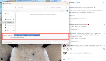 Formato HTML en Instagram.