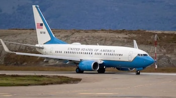 El avión de la Fuerza