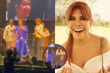 Magaly Medina baila junto a