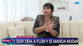 Susy Díaz rompe la convivencia con Florcita Polo y prioriza su tranquilidad. Captura: Magaly Tv La Firme.
