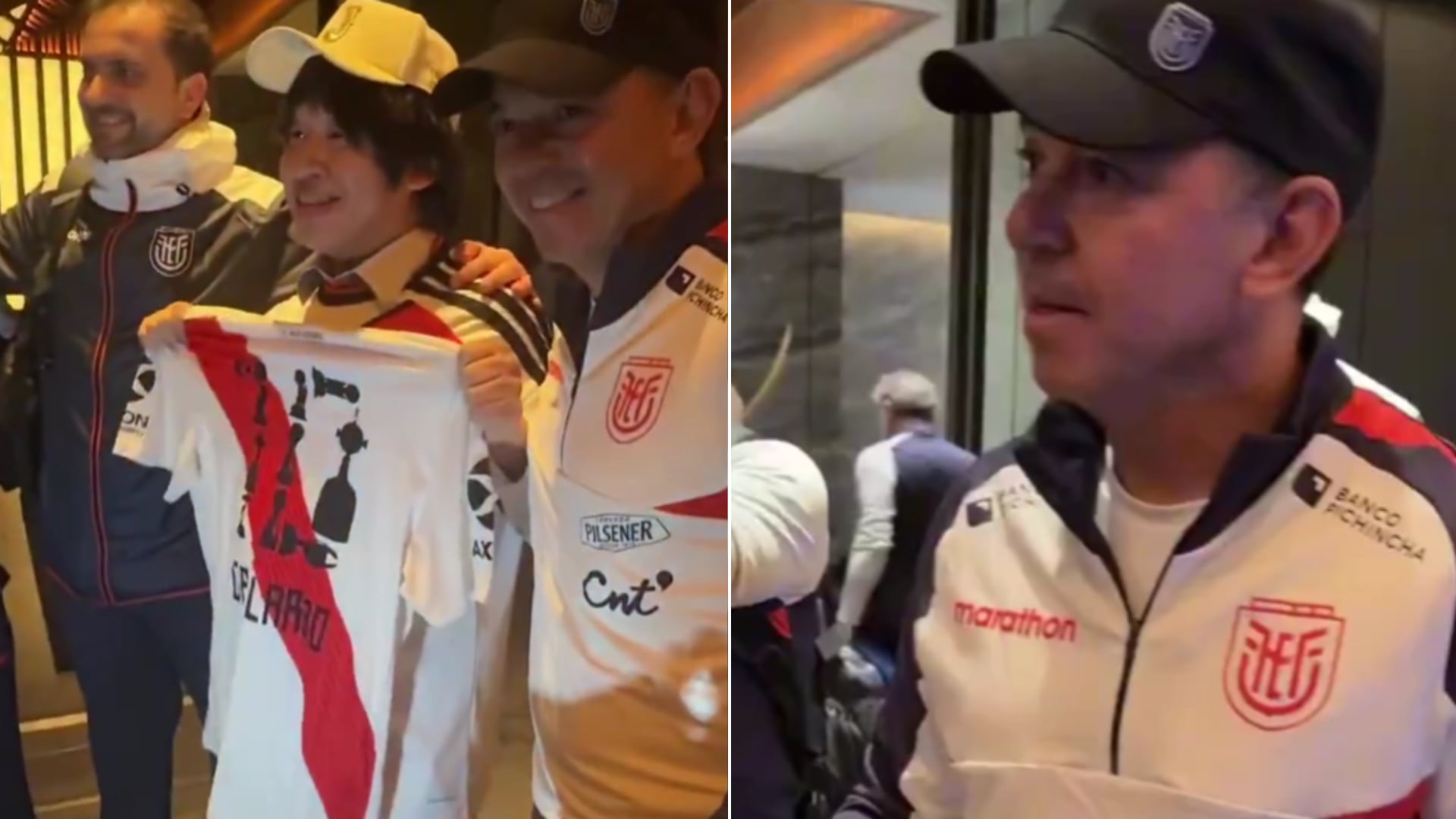 Marcelo Gallardo y el hincha japonés que le dio un regalo