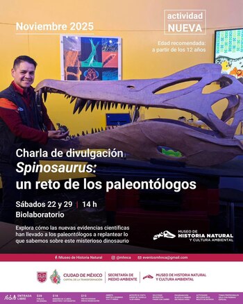 Cartel oficial sobre la plática