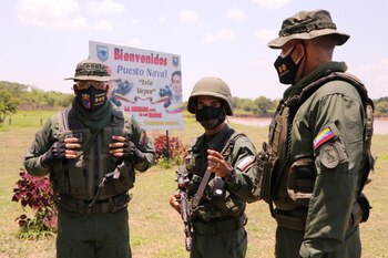 El almirante William Serantes, en