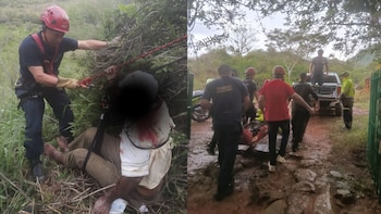 Adulto mayor cayó 60 metros por un abismo en Santander: un sombrero fue clave para rescatarlo con vida