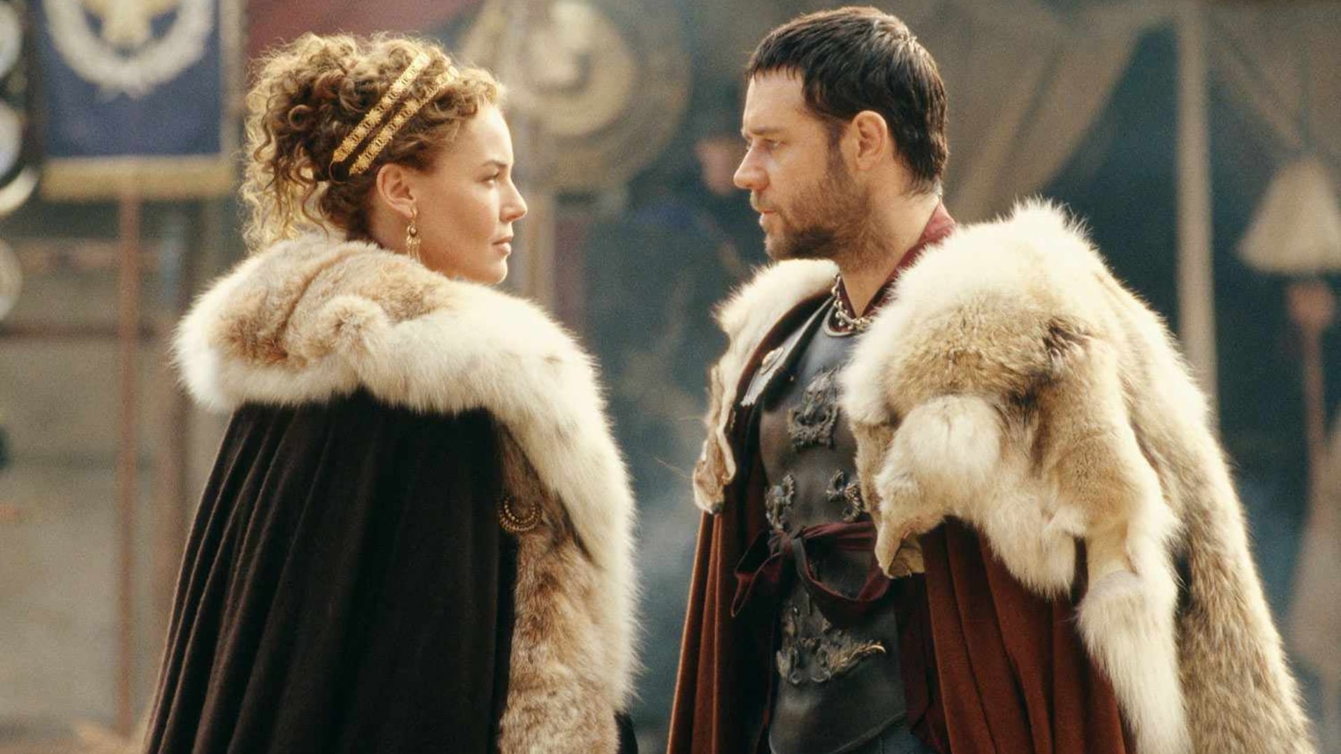 Russell Crowe detalla su postura sobre una escena eliminada de Gladiador. (Captura de video)