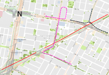 Las personas que se desplazan en sentido oriente – occidente por la avenida calle 94 y toman la avenida NQS al sur, deberán tomar carrera 19 al norte y avenida calle 100 al occidente - crédito Alcaldía de Bogotá
