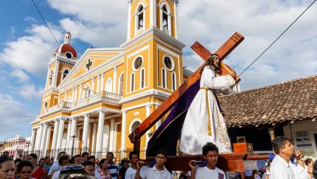 El régimen nicaragüense autorizó procesiones en las calles tras cuatro años de prohibición sobre esas manifestaciones. (Foto cortesía Aleteia).